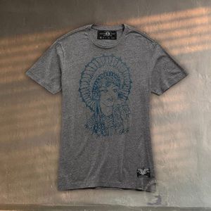 Authentic Sailor Jerry 808 tattoo Kaneohe native woman soft tee vintage wash